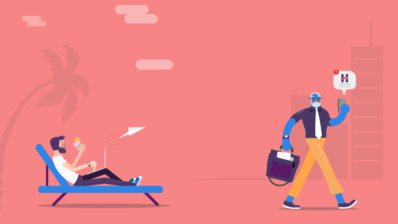 freelance using Hushapp